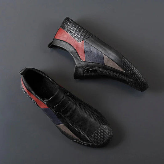 Claude Monet Leather Sneakers