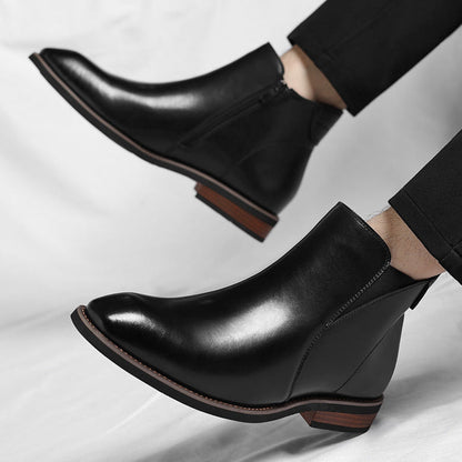 Cristiano Leather Chelsea Boots