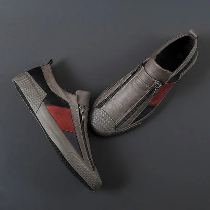 Claude Monet Leather Sneakers